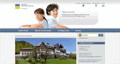 Desktop Screenshot of fachklinik-oberstdorf.de