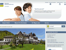 Tablet Screenshot of fachklinik-oberstdorf.de